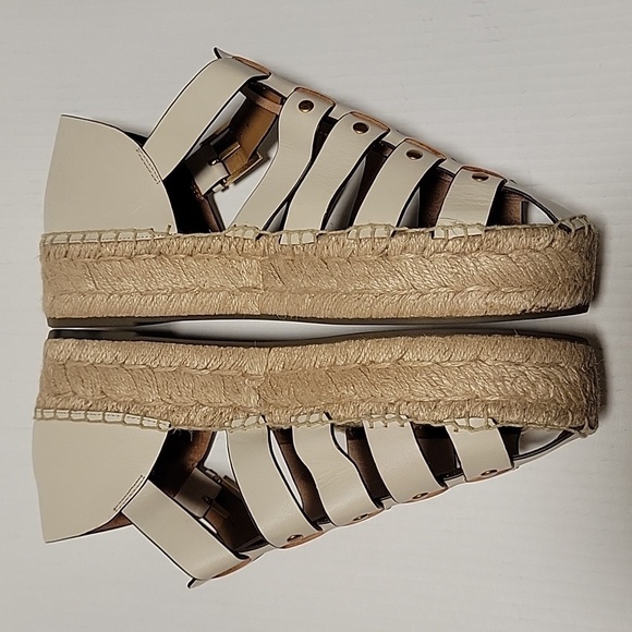 Tory Burch Fisherman Platform Espadrille Sandals - Picture 5 of 13